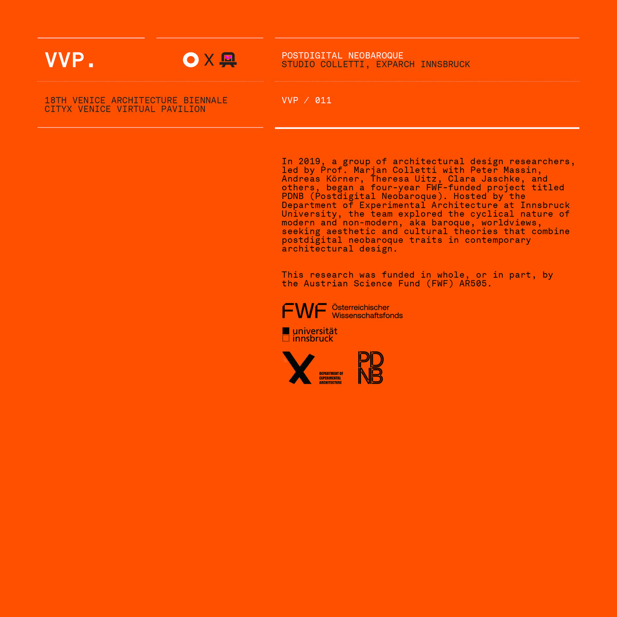 VVP011 // Digital Orange