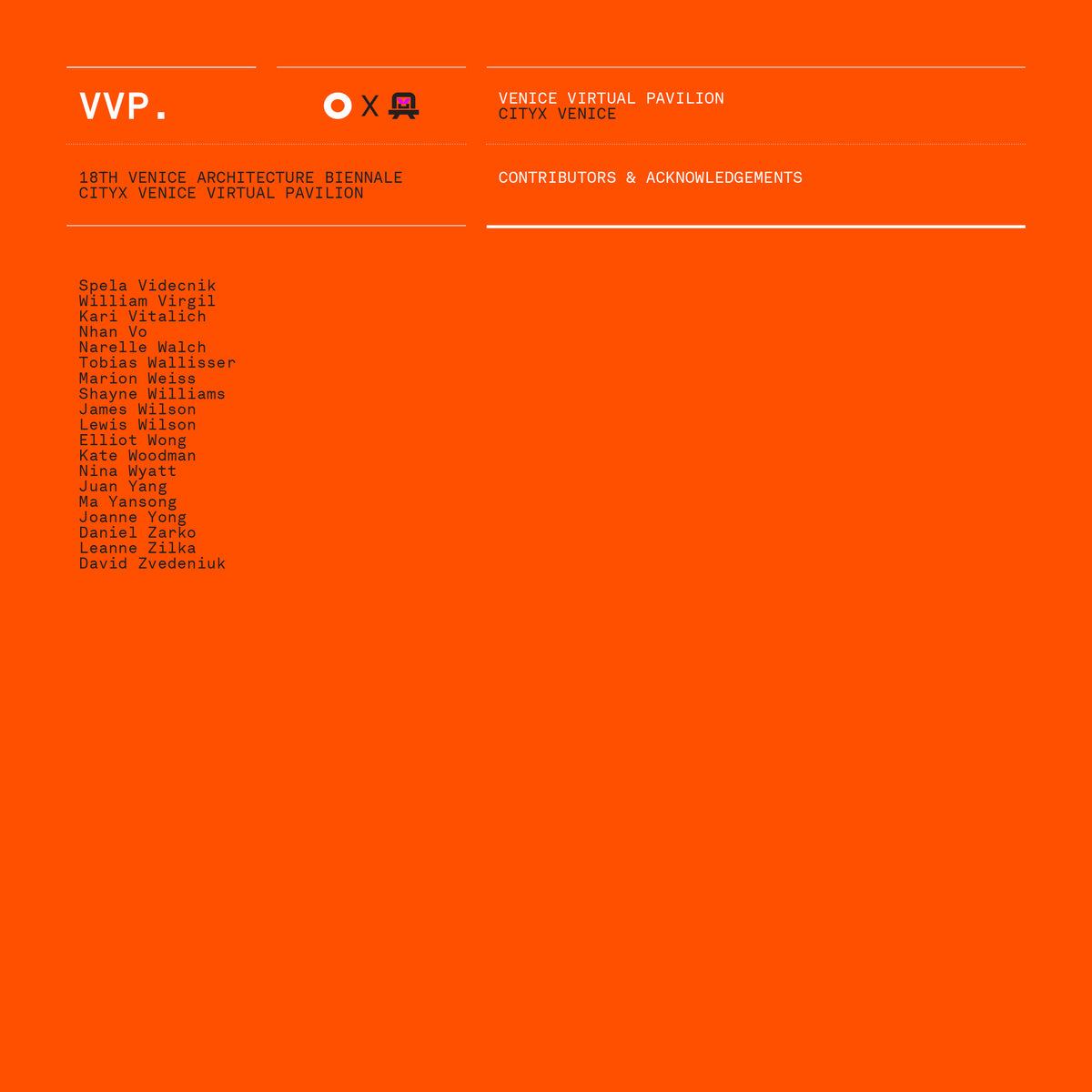 VVP011 // Digital Orange