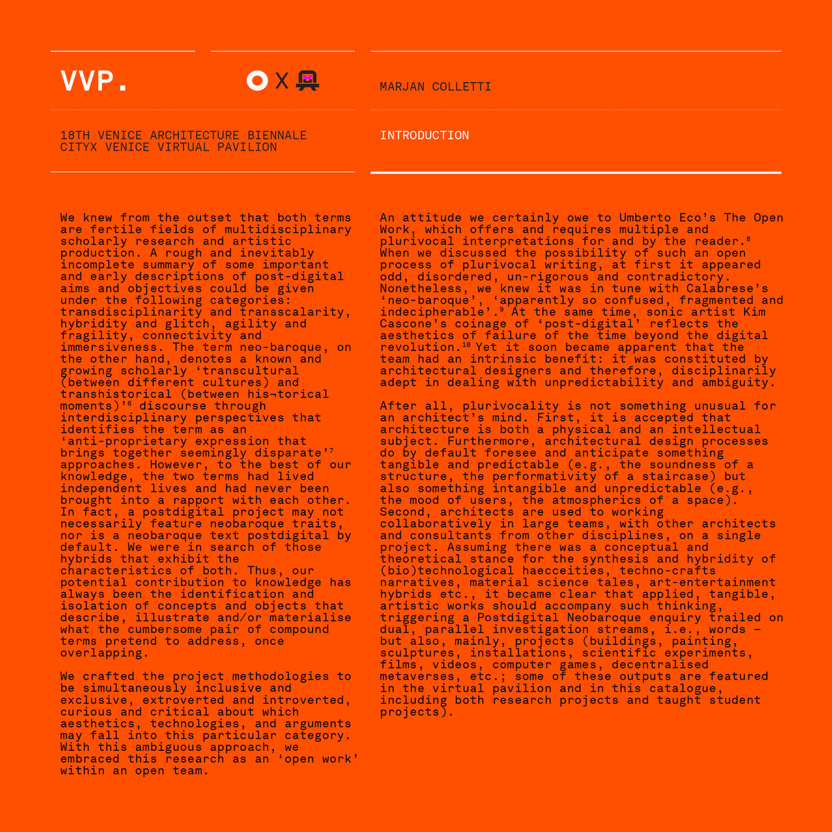 VVP011 // Digital Orange