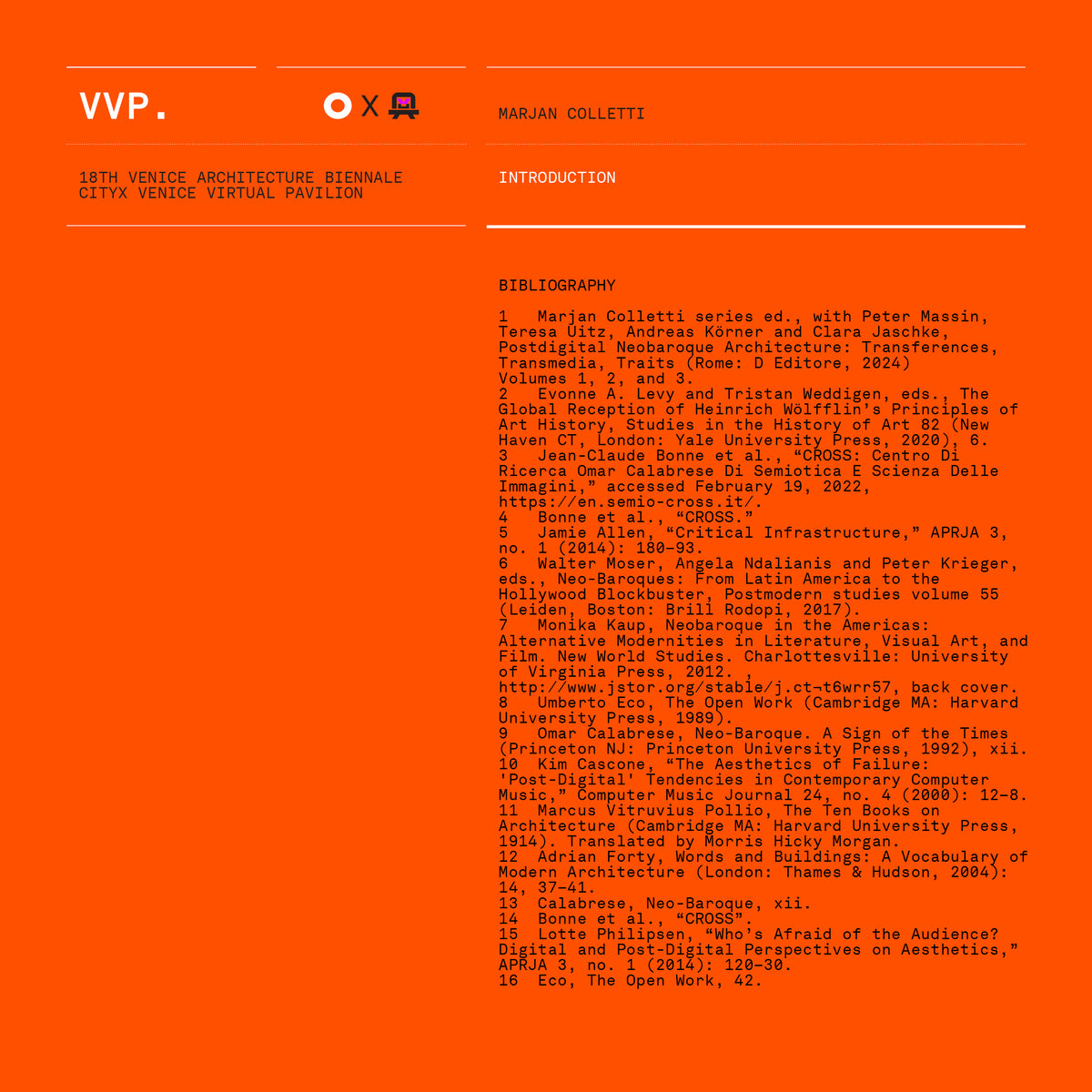 VVP011 // Digital Orange