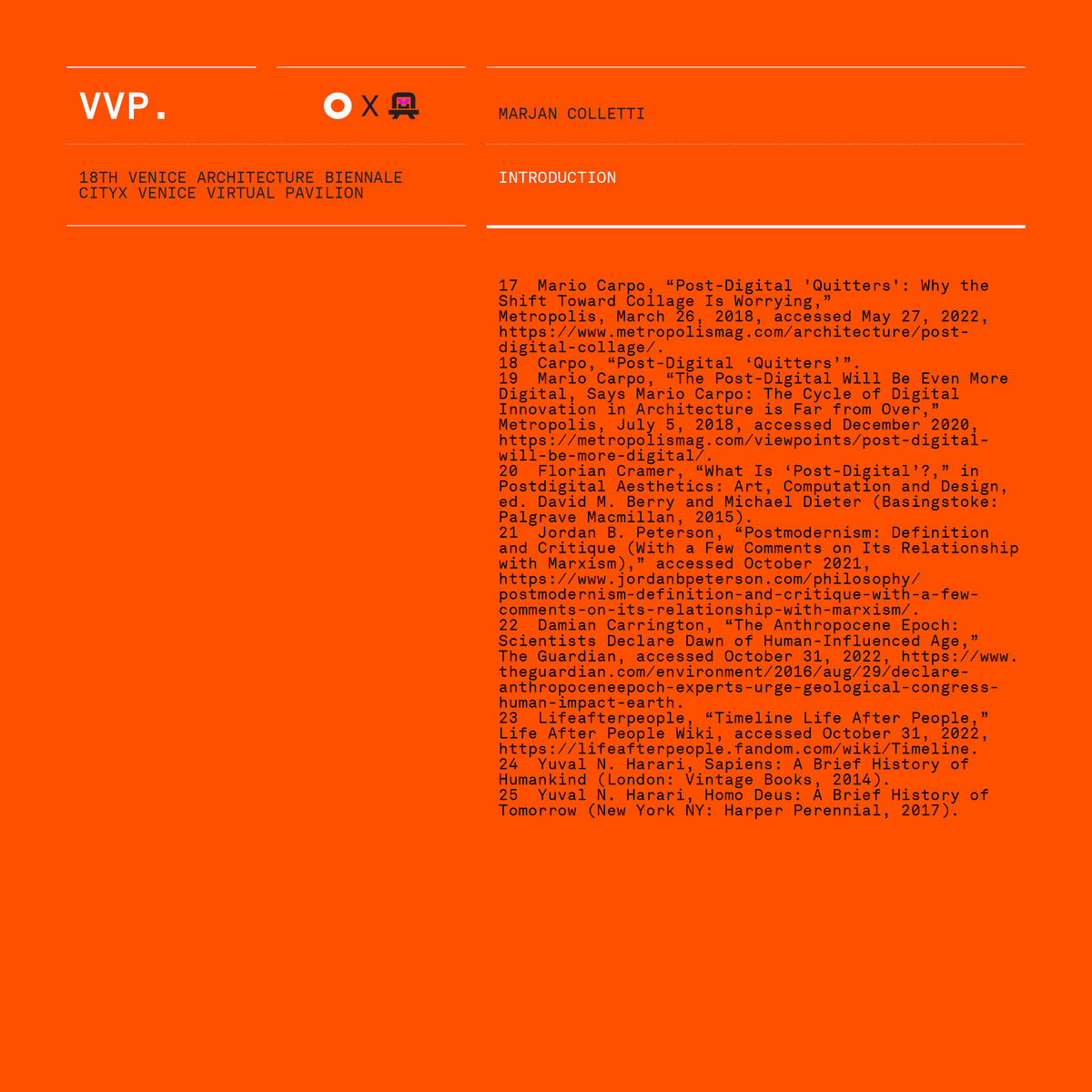 VVP011 // Digital Orange