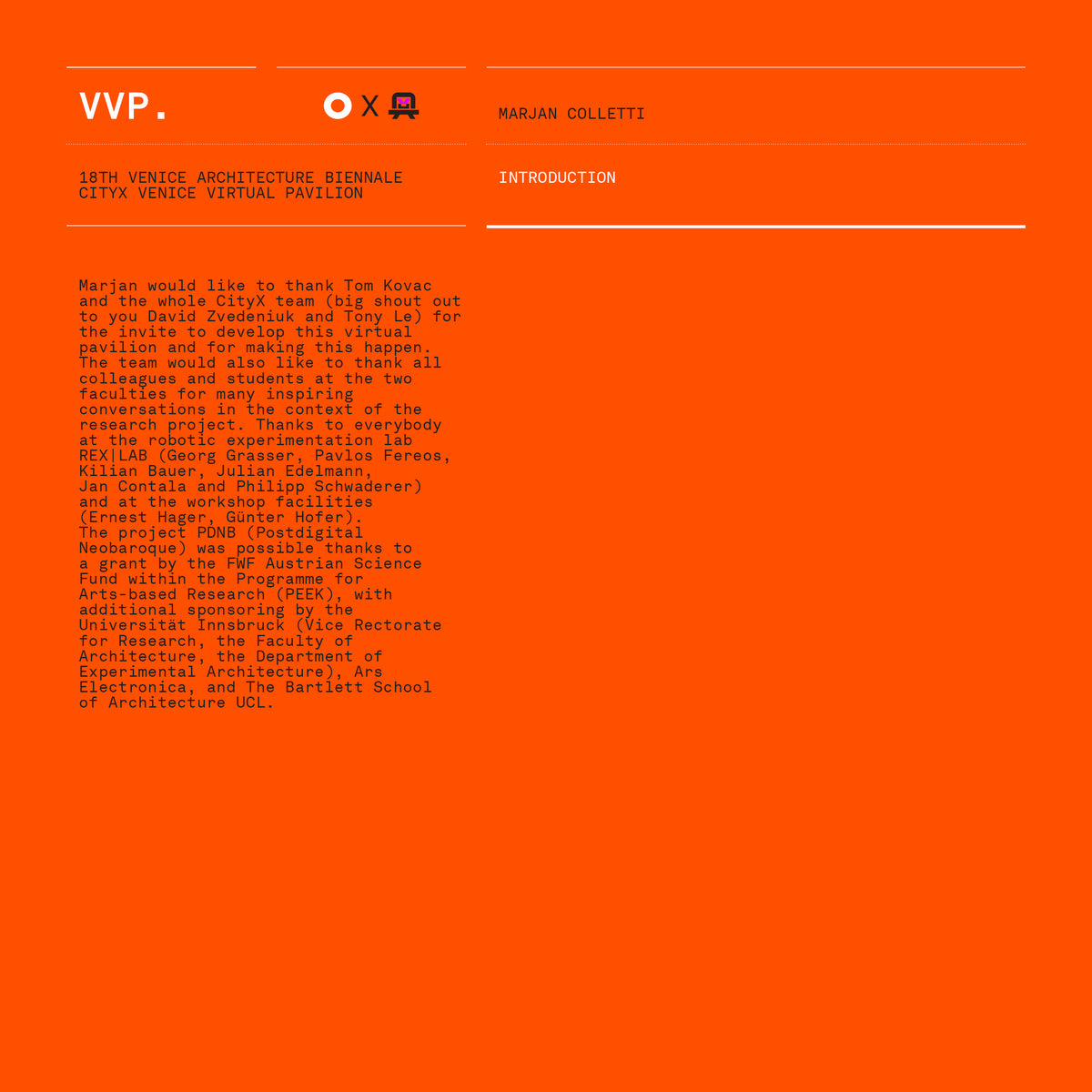 VVP011 // Digital Orange