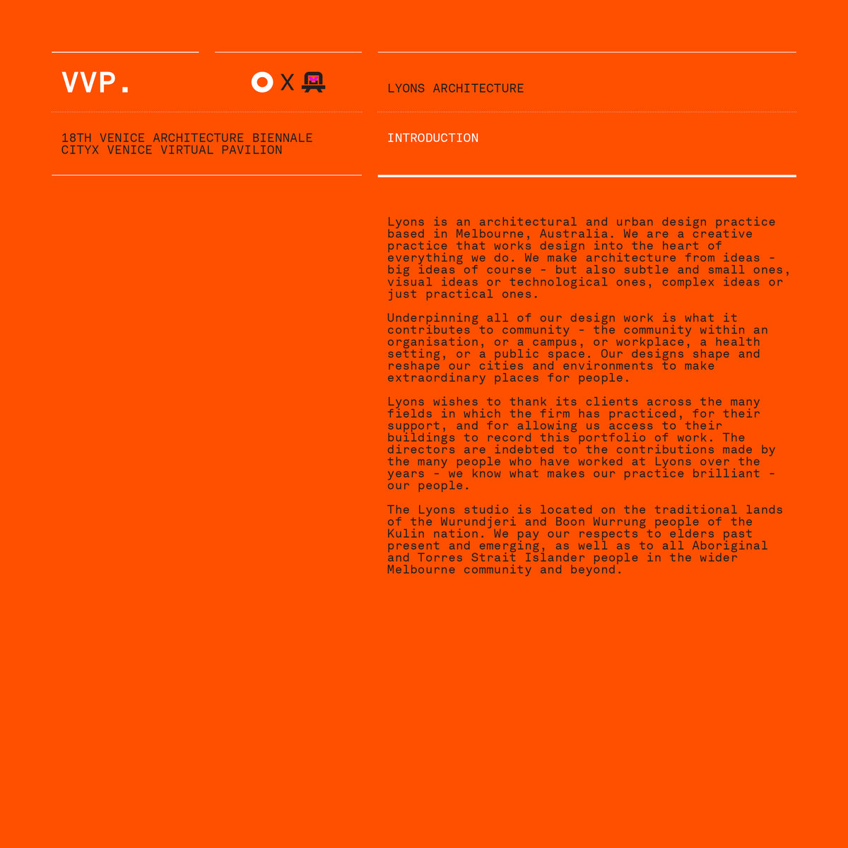 VVP013 // Digital Orange