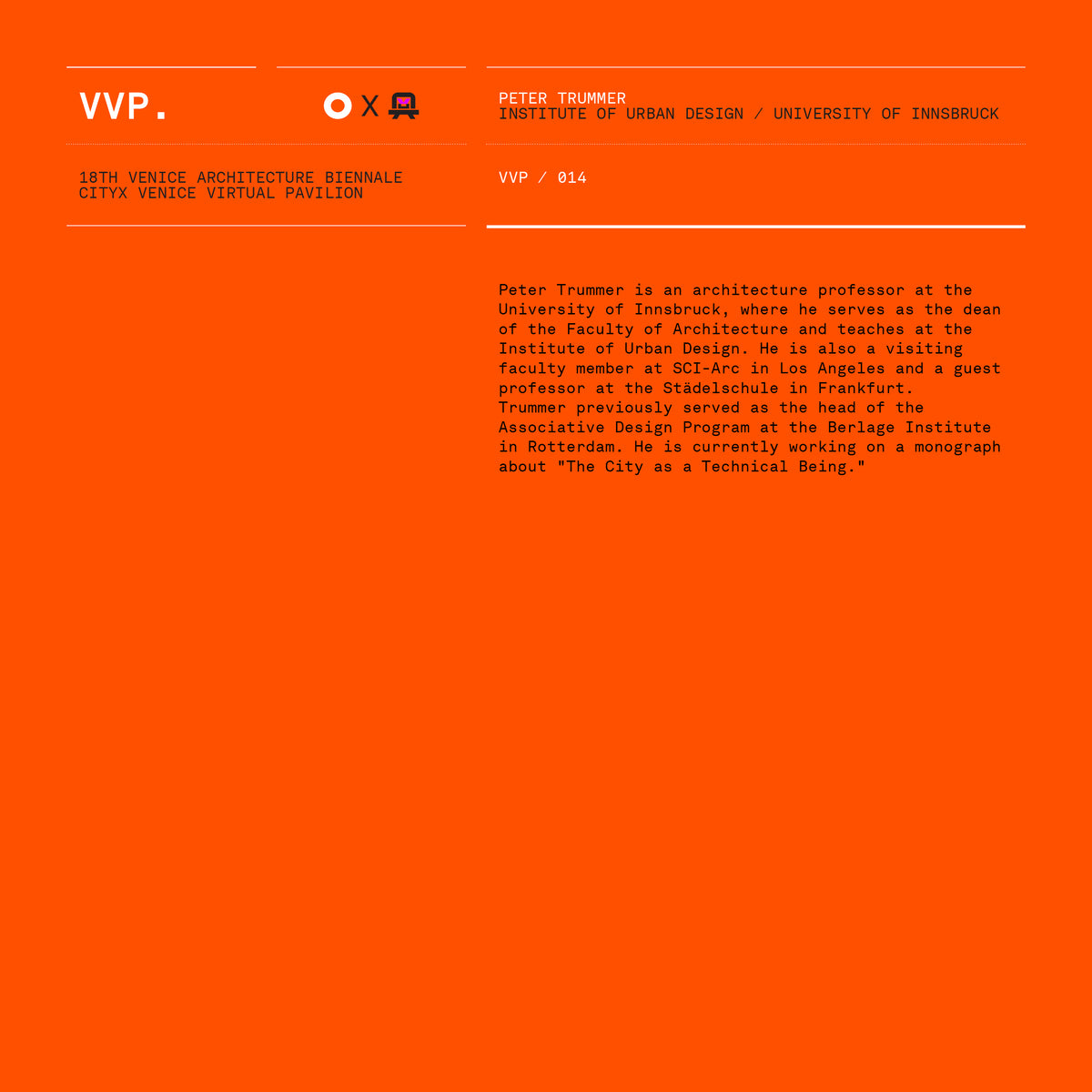VVP014 // Digital Orange