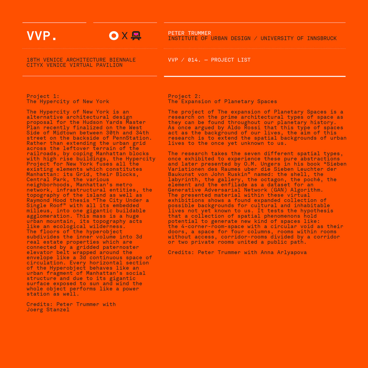 VVP014 // Digital Orange