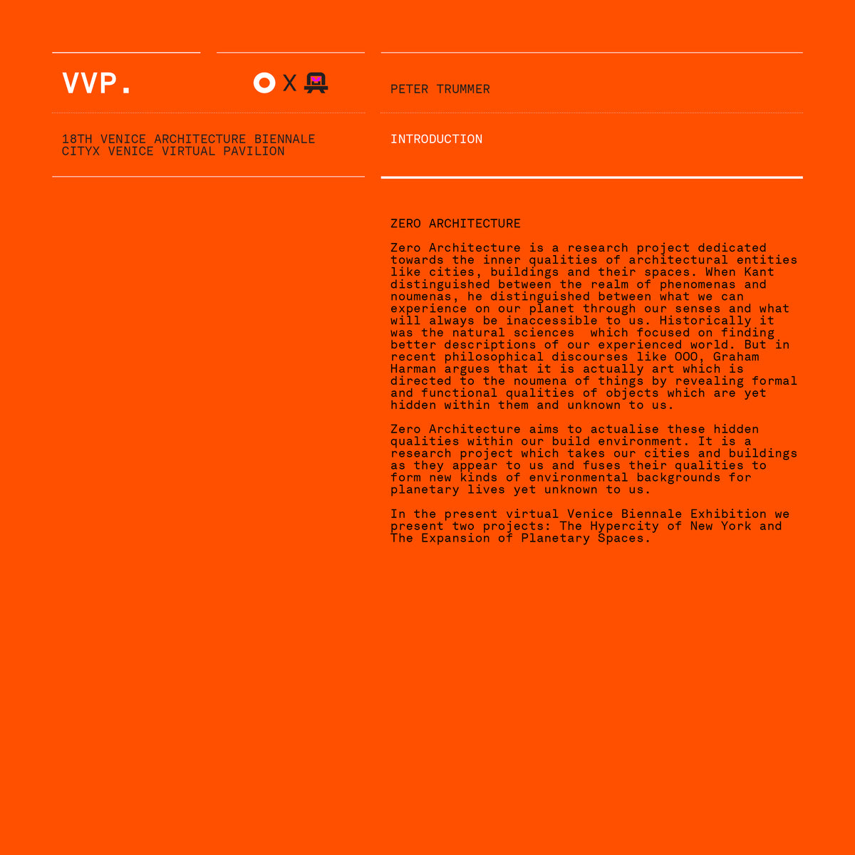 VVP014 // Digital Orange