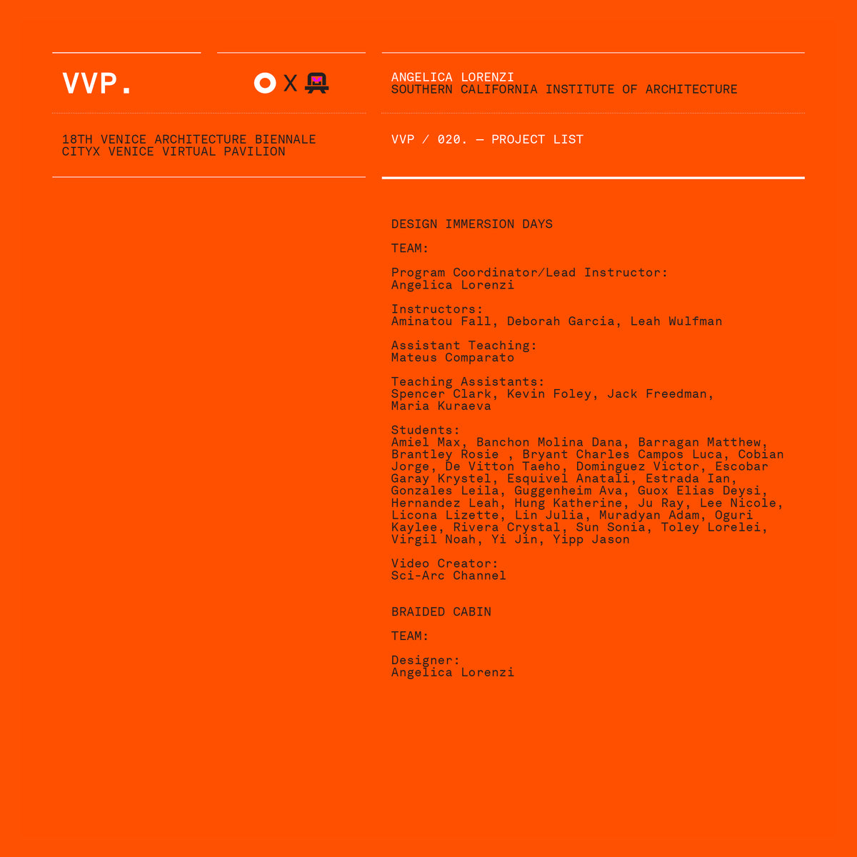 VVP020 // Digital Orange