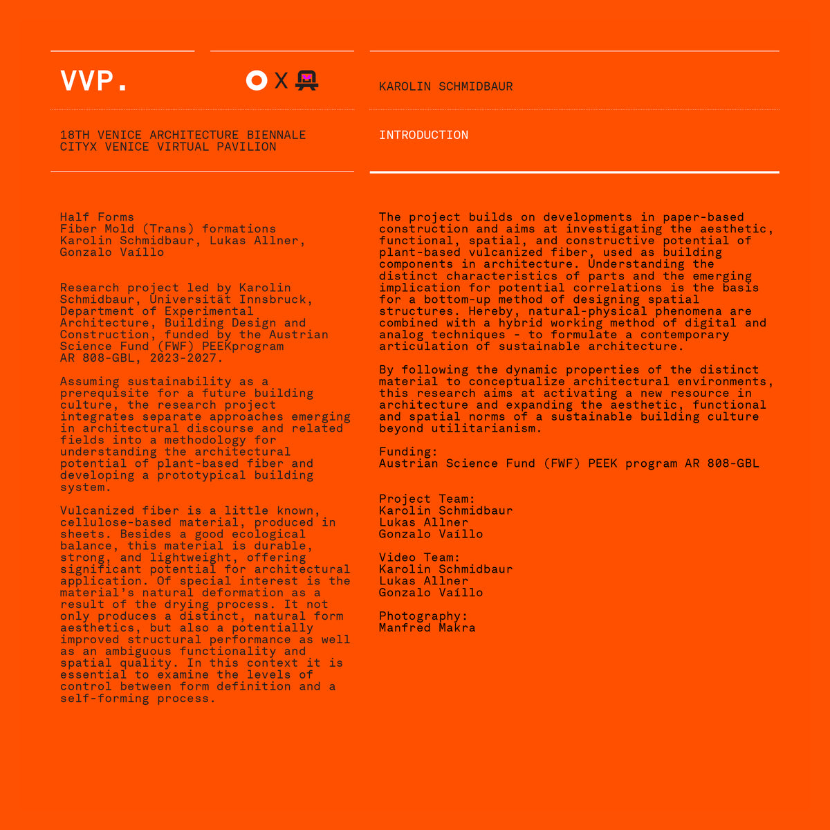 VVP022 // Digital Orange