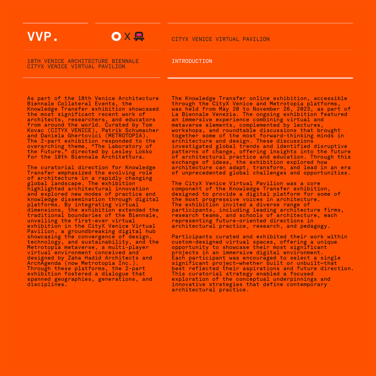 VVP022 // Digital Orange