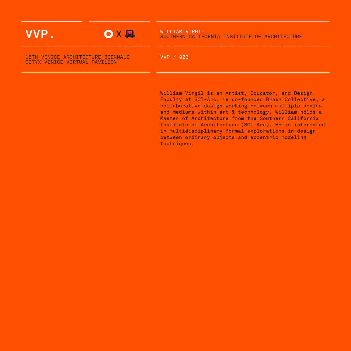 VVP023 // Digital Orange