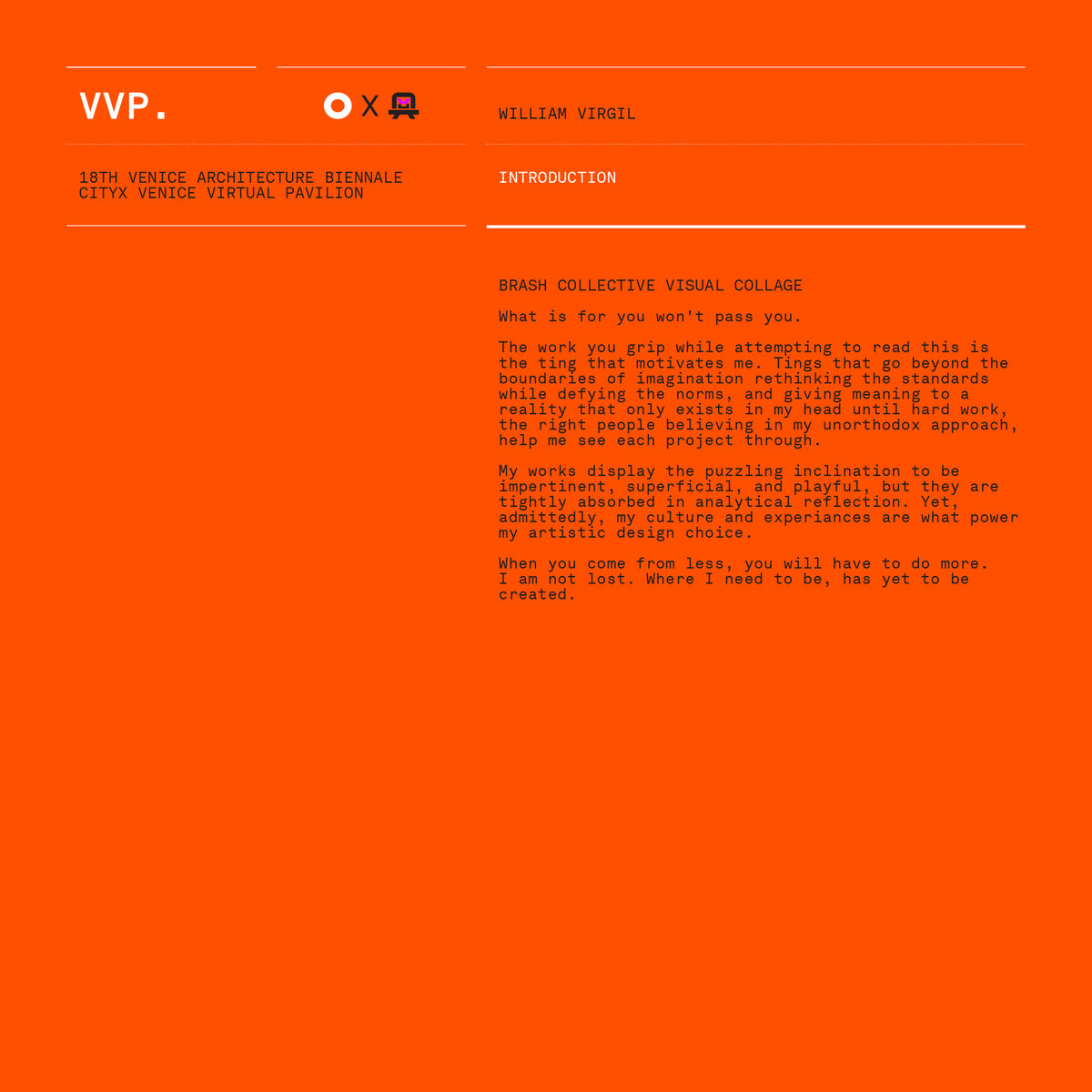 VVP023 // Digital Orange