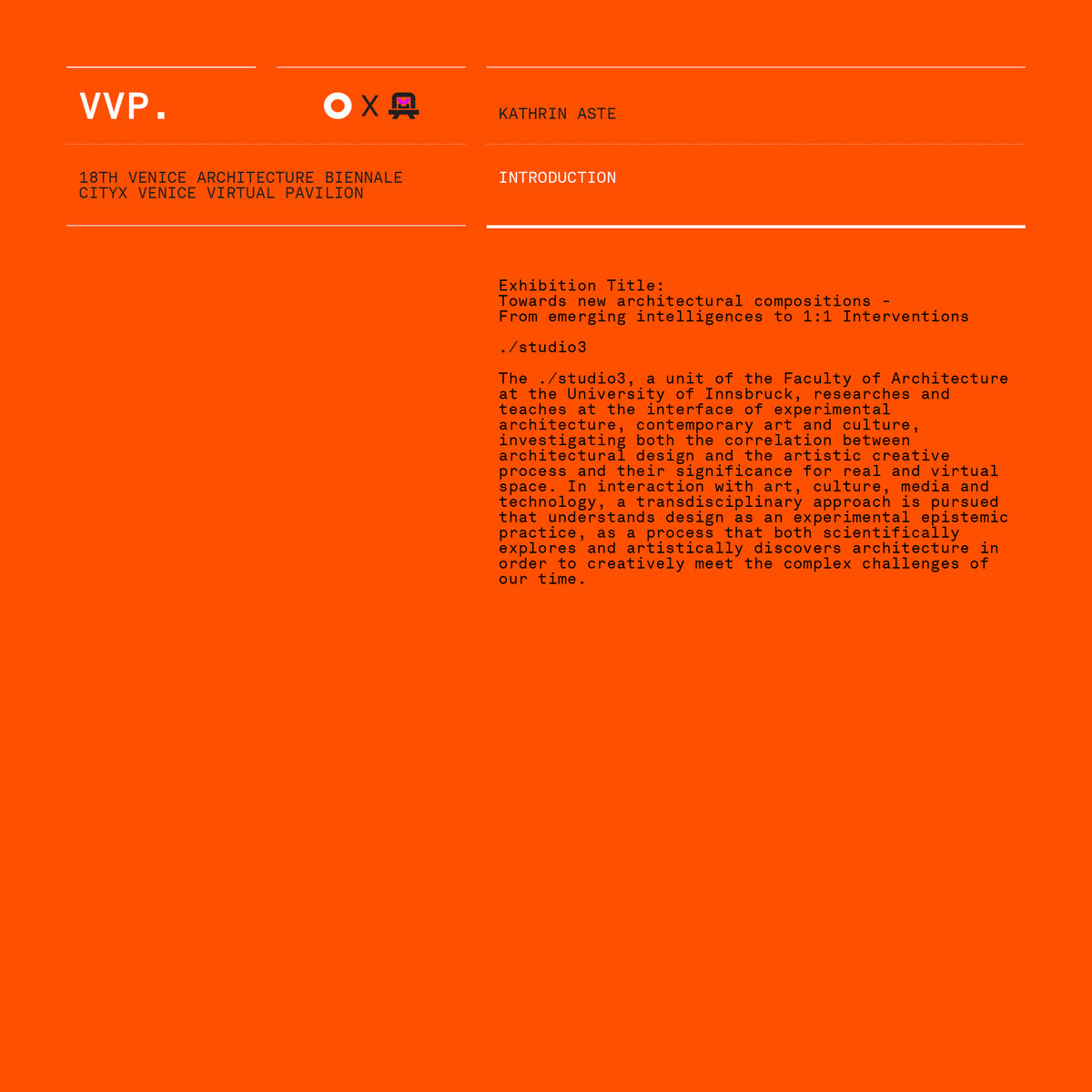 VVP024 // Digital Orange