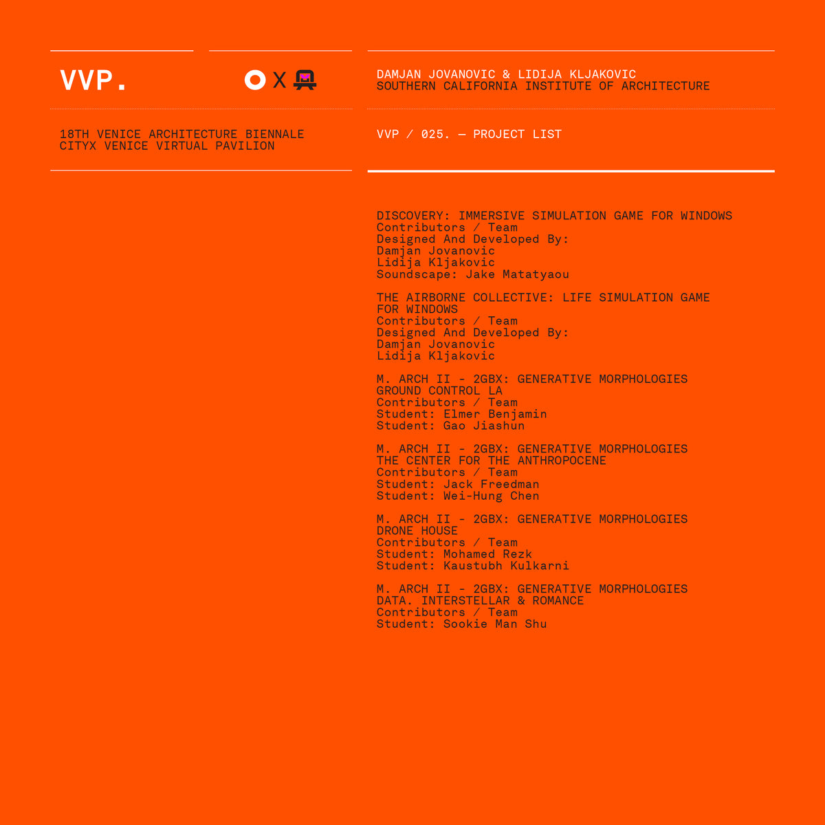 VVP025 // Digital Orange