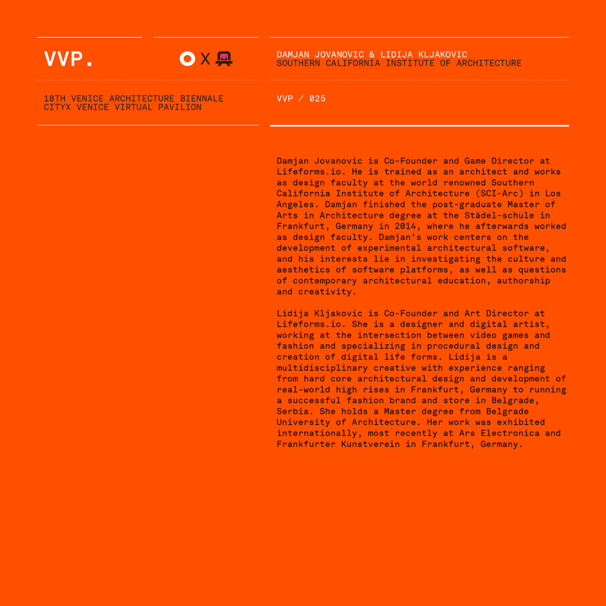 VVP025 // Digital Orange